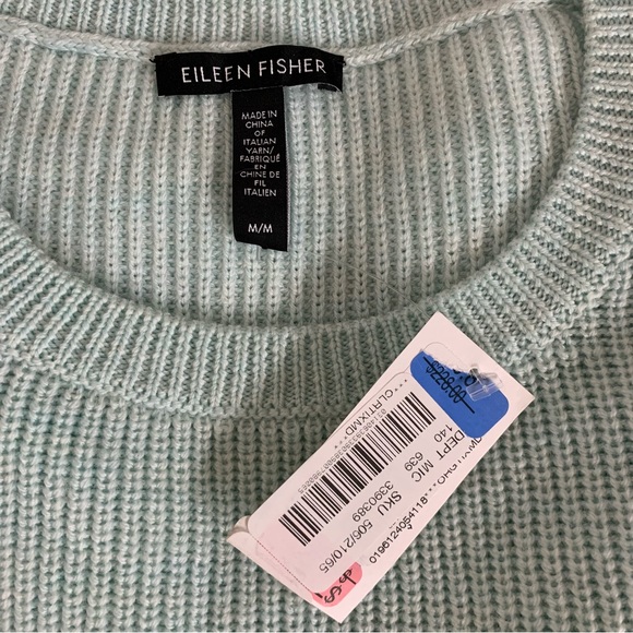 NWT EILEEN FISHER Peruvian Organic Cotton Box-Top - Picture 8 of 10